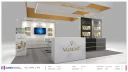 20x20 Island booth design by Exhibit-Rentals
